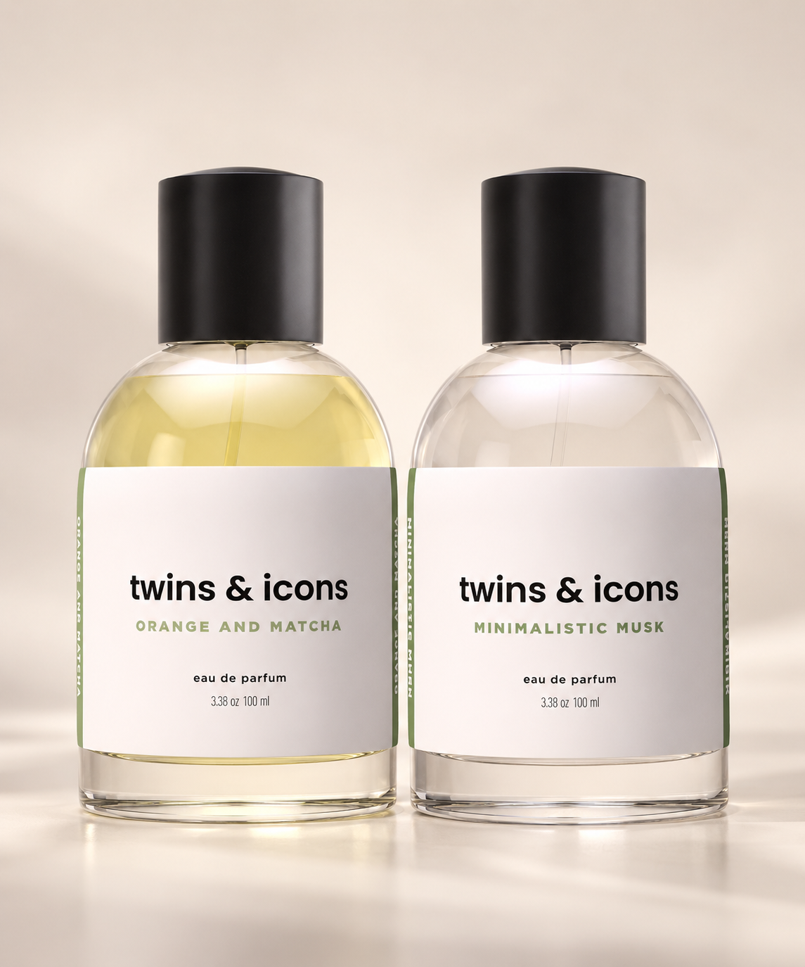 Combo: Orange & Matcha + Minimalistic Musk